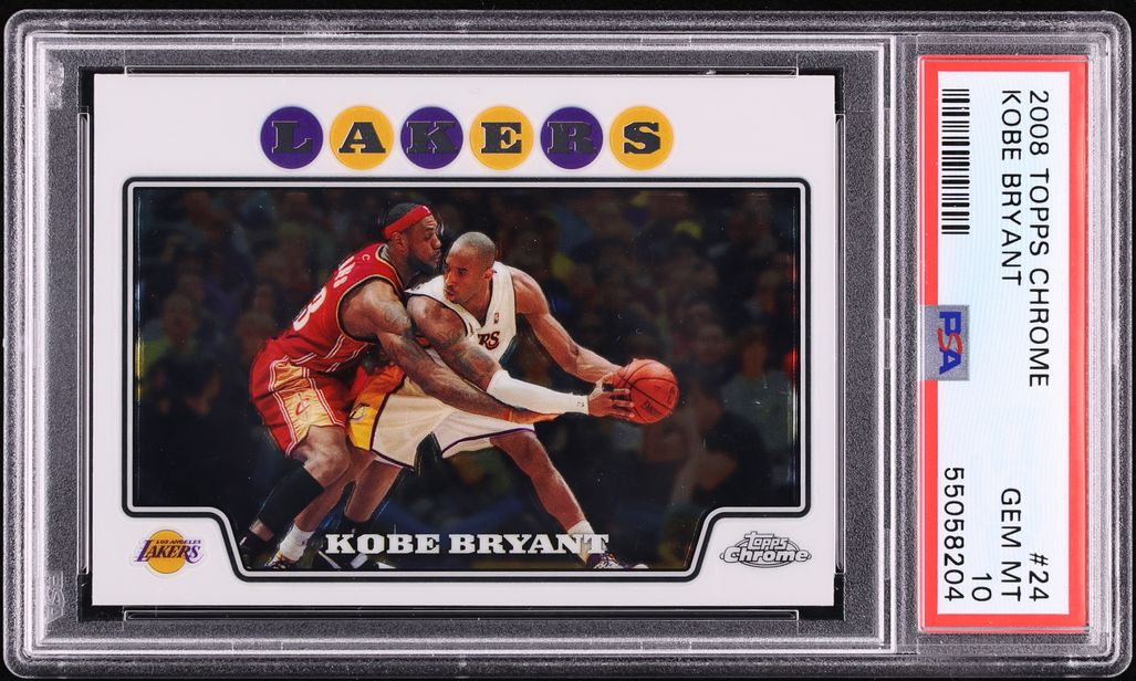 その他 NBA 08-09 topps chrome Kobe Bryant 2008 Topps Chrome Kobe Bryant w/ LeBron James #24 PSA 10 GEM MINT