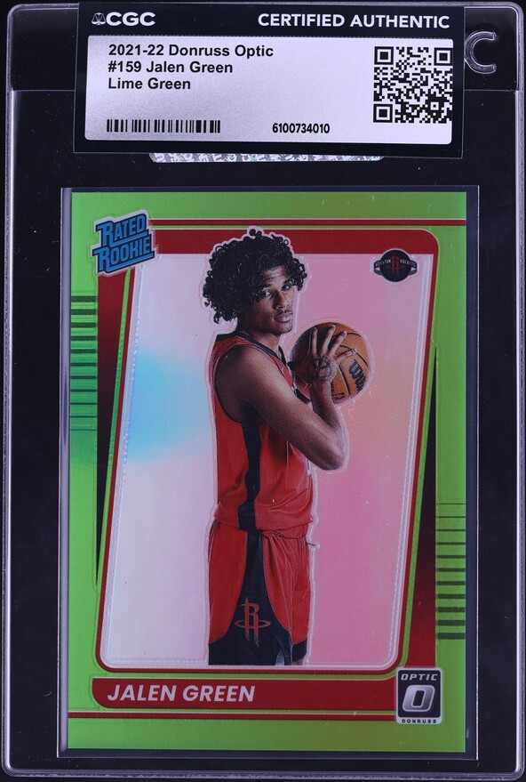 2021 Select Purple Prizm Jalen Green ROOKIE PATCH AUTO /99 #RJ-JGR