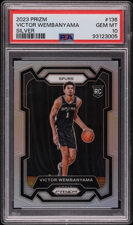 その他 2023 PANINI INSTANT WEMBANYAMA PSA10 2023 Panini Instant Victor Wembanyama ROOKIE #19 PSA 10 GEM MINT