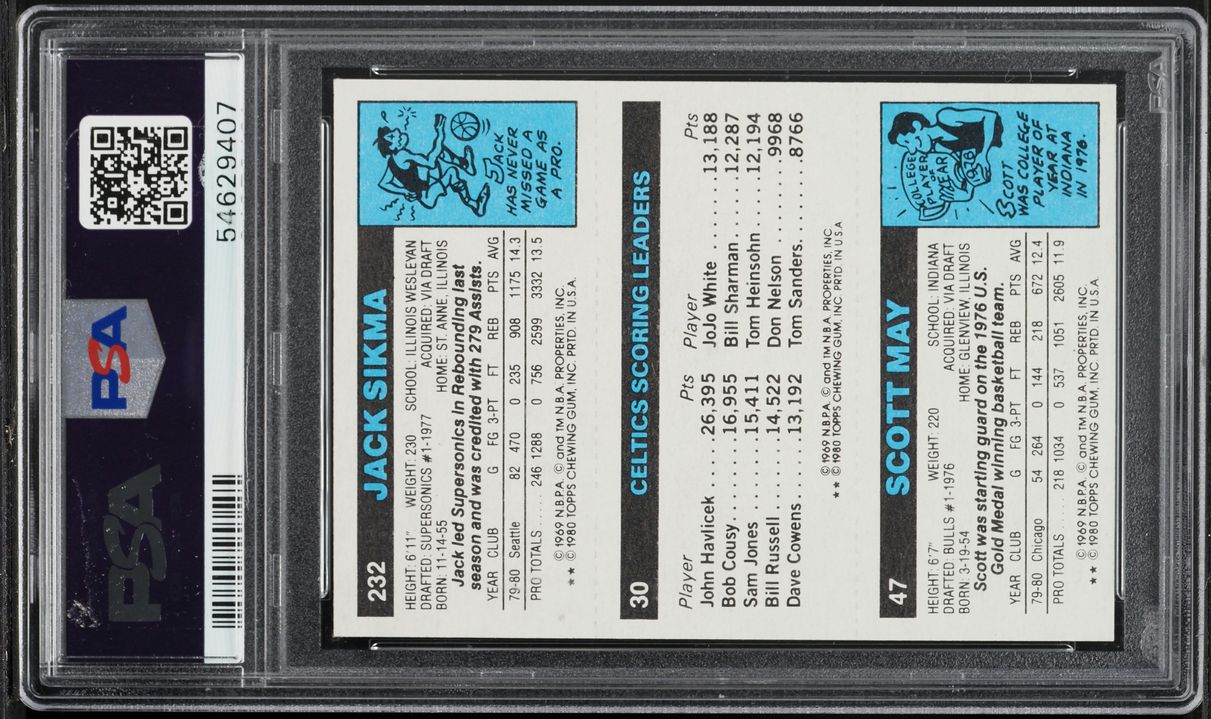 1980 Topps Basketball Larry Bird ROOKIE AUTO DNA 10 PSA 9 MINT