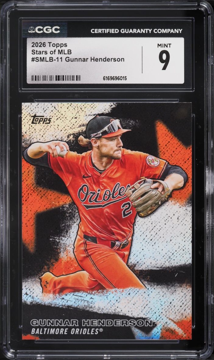 2026 Topps Stars Of MLB Gunnar Henderson #SMLB-11 CGC 9 MINT