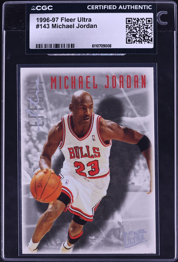 1996 Baio Space Jam Stickers Michael Jordan #22 PSA 6.5 EXMT+ on