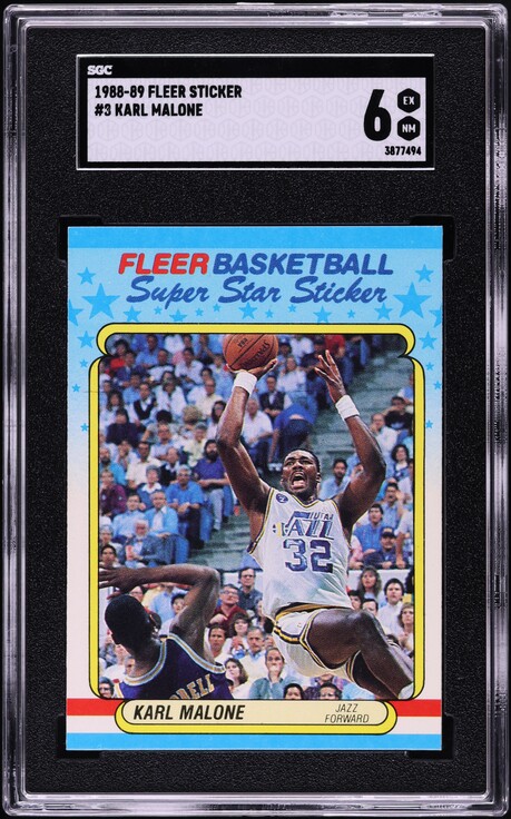 その他 fleer86 87 karl malone rc!!  mint Amazon.com: PSA Mint 8 1986 Fleer Karl Malone Rookie Card