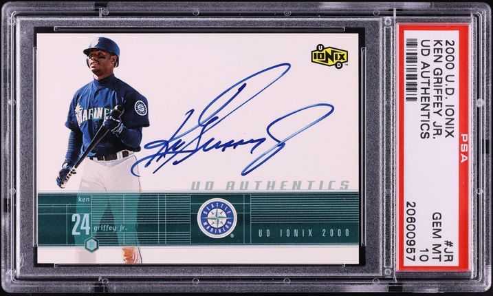 2023 Topps Transcendent Gold Frame Blue Ken Griffey Jr. AUTO DNA 9