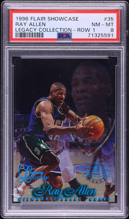 1998 Flair Showcase Legacy Collection Row 1 Kevin Garnett 99