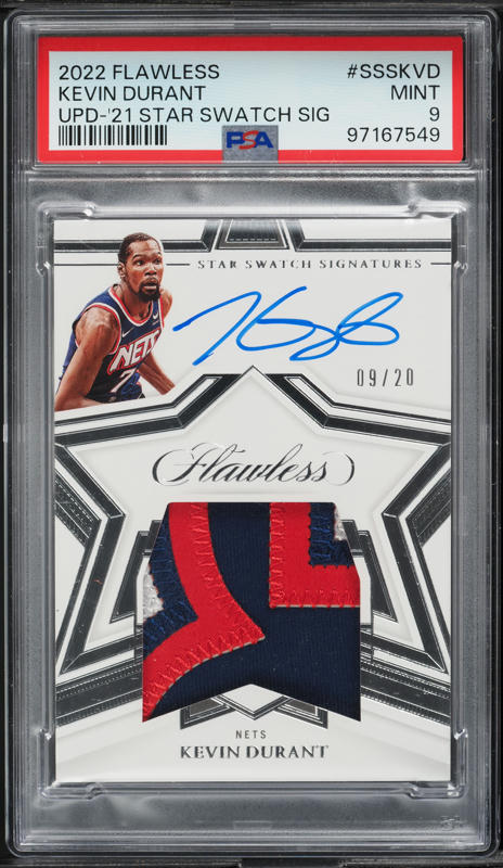 2007 Topps Chrome Kevin Durant ROOKIE #131 PSA 9 MINT on Fanatics