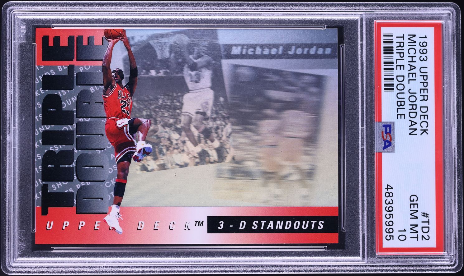 1993 Upper Deck Triple Double Michael Jordan #TD2 PSA 10 GEM MINT