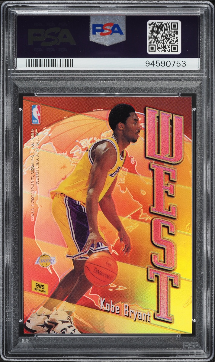 1998 Topps East & West Refractor Michael Jordan Kobe Bryant #EW5 PSA 10 GEM MINT