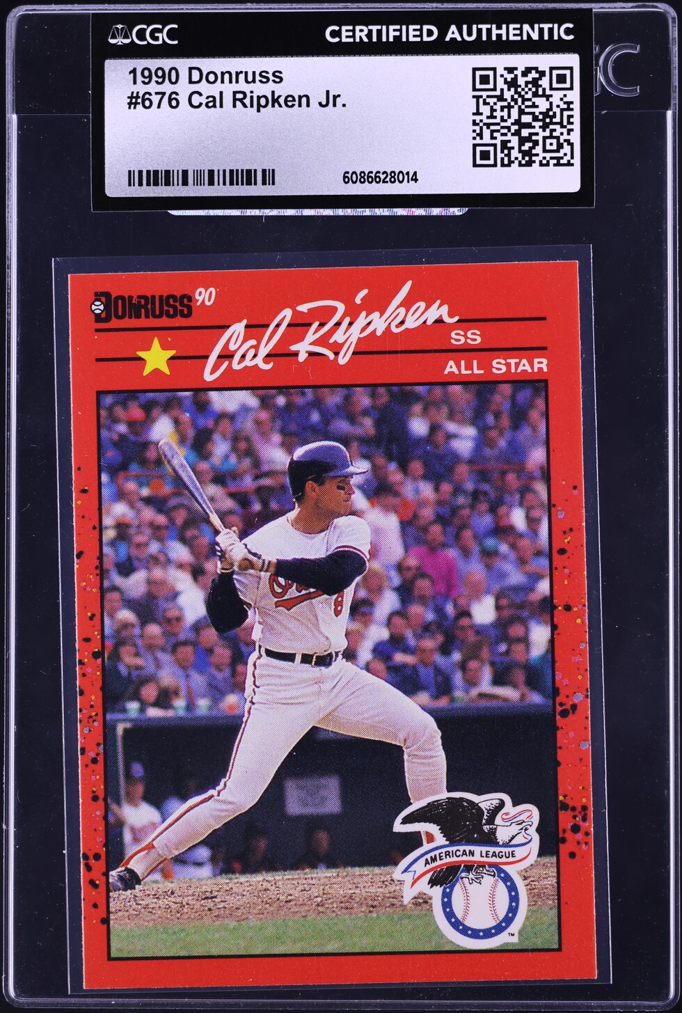1990 Donruss Cal Ripken Jr. #676 CGC AUTH