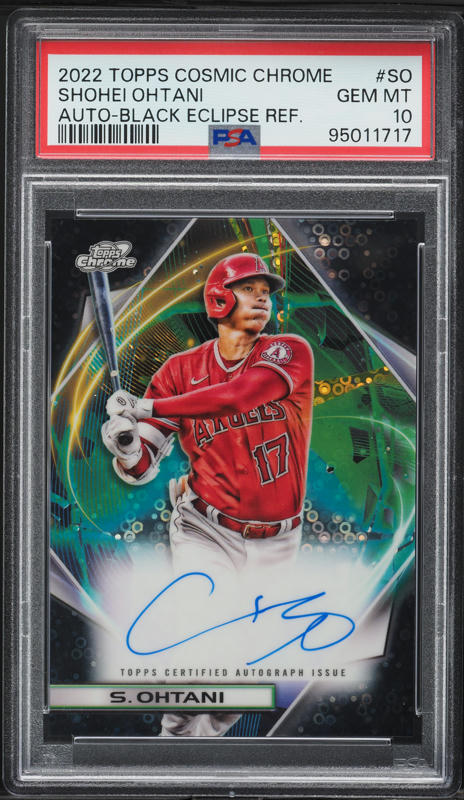 2022 Topps Chrome Shohei Ohtani SSP #1 PSA 9 MINT on