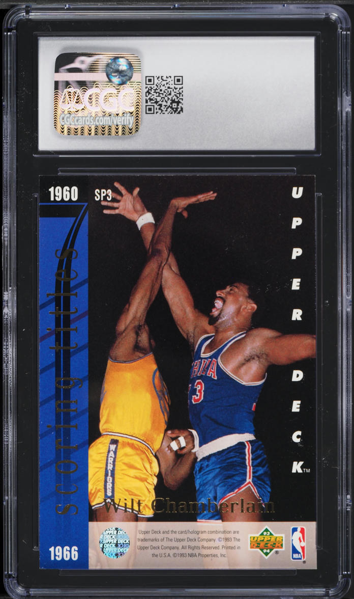 1993 Upper Deck Special Michael Jordan Wilt Chamberlain #SP3 CGC 8 NM-MT