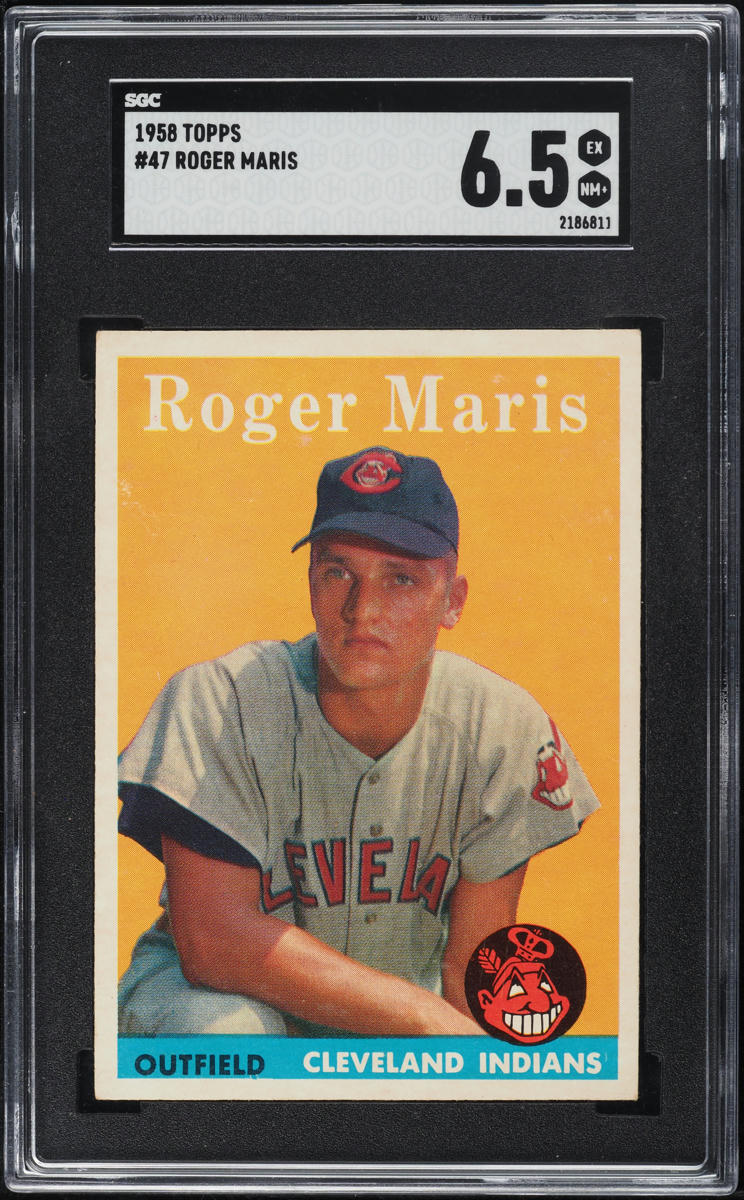 1958 Topps Roger Maris ROOKIE #47 SGC 6.5 (PWCC-A)