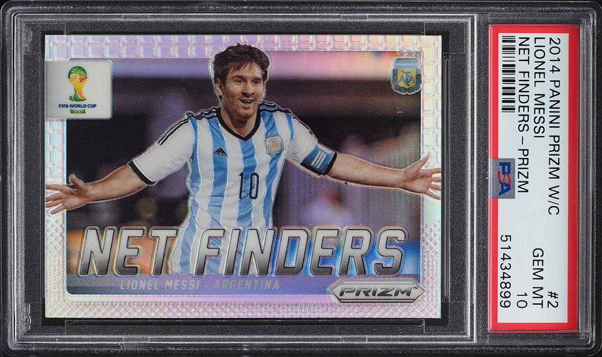 2014 Panini Prizm World Cup Lionel Messi #12 BGS 9.5 GEM MINT on