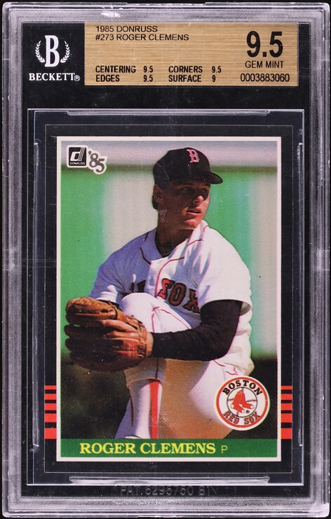 1985 Donruss Roger Clemens ROOKIE #273 BGS 5.5 EX+ on Fanatics Collect