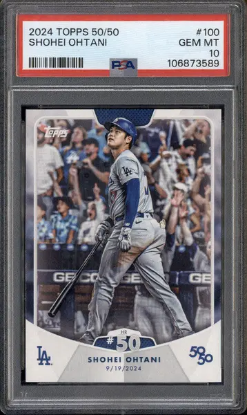 2024 Topps 50/50 Shohei Ohtani ボックス 2024 Topps 50/50: Shohei Ohtani Baseball 10-Pack Box | DA