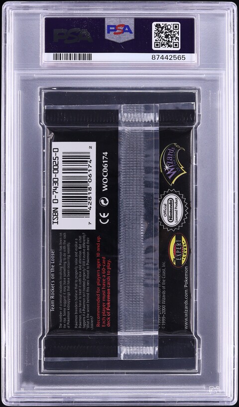 2000 Pokemon Team Rocket Pack 1st Edition Jessie James Giovanni Gyarados PSA 10