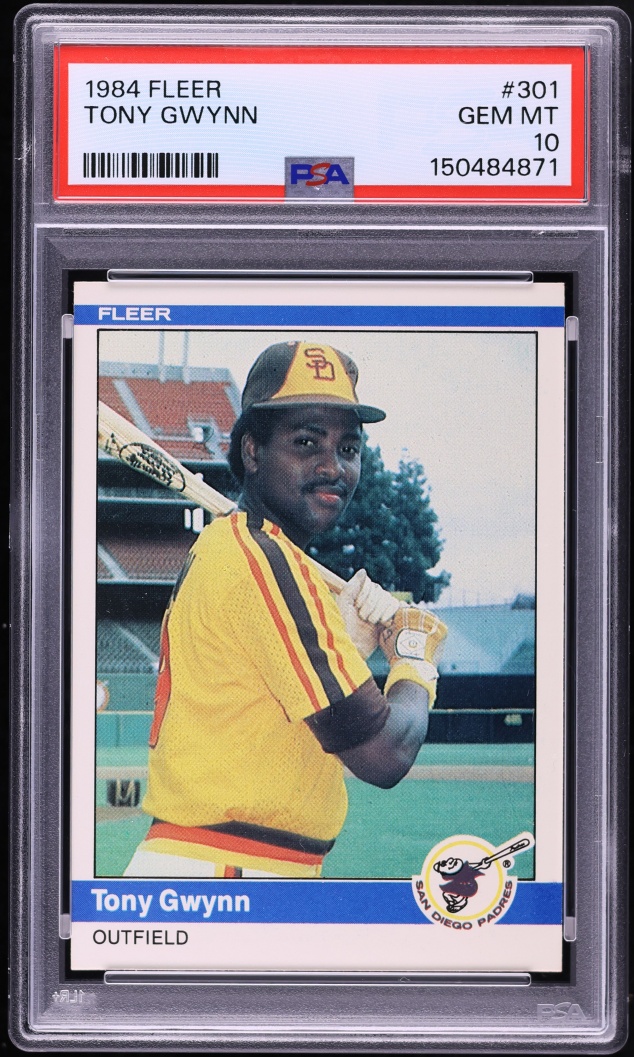 1984 Fleer Tony Gwynn #301 PSA 10 GEM MINT