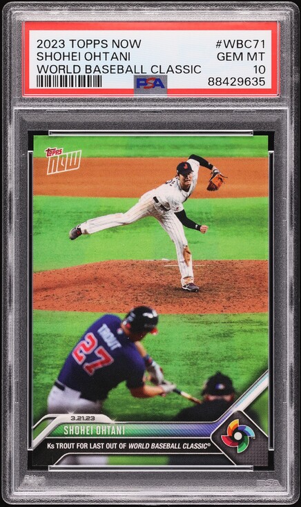 ゲームセンター・ゲームカード Topps Rookie Shohei Ohtani Gold PSA WBC ゲームセンター・ゲームカード Topps Rookie Shohei Ohtani Gold