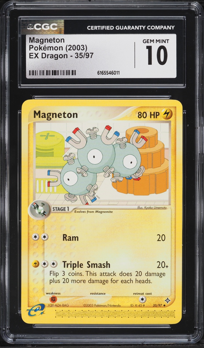 2003 Pokemon EX Dragon Magneton #35 CGC 10 GEM MINT