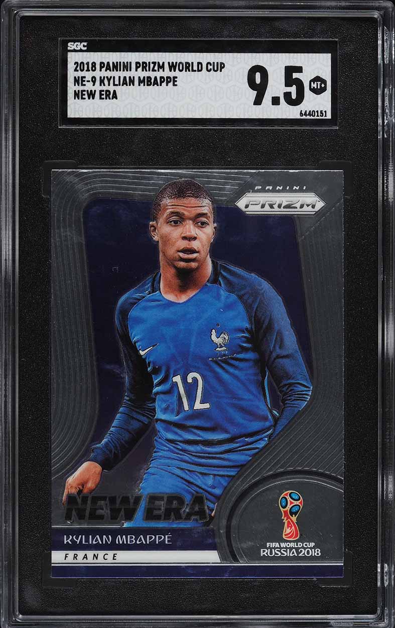 2018 Panini Prizm World Cup New Era Kylian Mbappe ROOKIE #NE-9 SGC