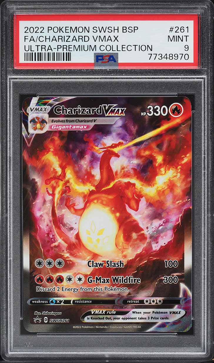 ポケモンカードゲーム Charizard VMAX psa9 BLACK STAR PROMO 2022 Pokemon SWSH Black Star Promo Ultra Premium Charizard VMAX