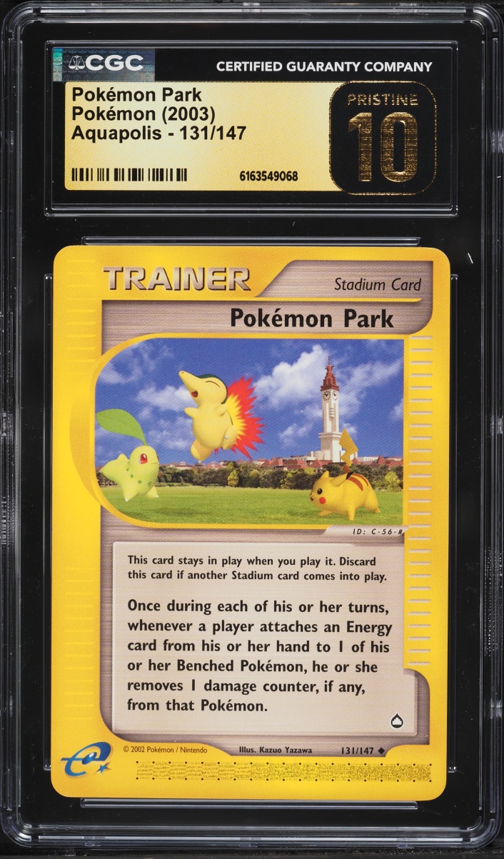 2003 Pokemon Aquapolis Pokemon Park #131 CGC 10 PRISTINE
