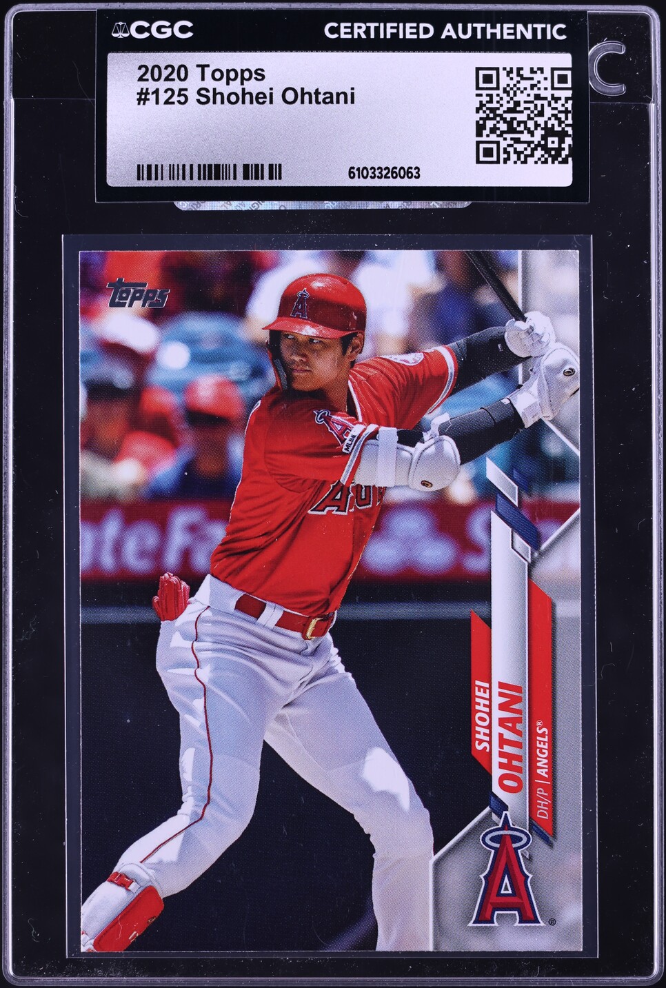 2020 Topps Shohei Ohtani #125 CGC AUTH