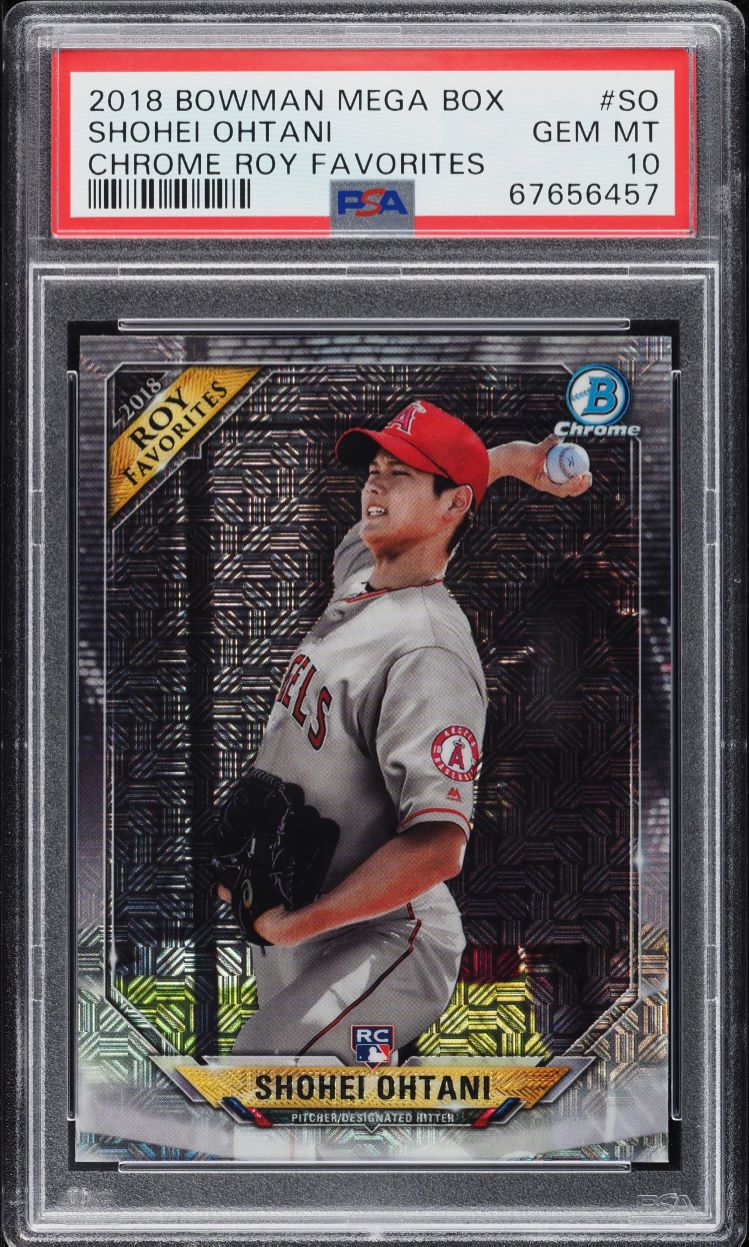 2019 Donruss Artist Proof Shohei Ohtani /10 #164 PSA 10 GEM MINT