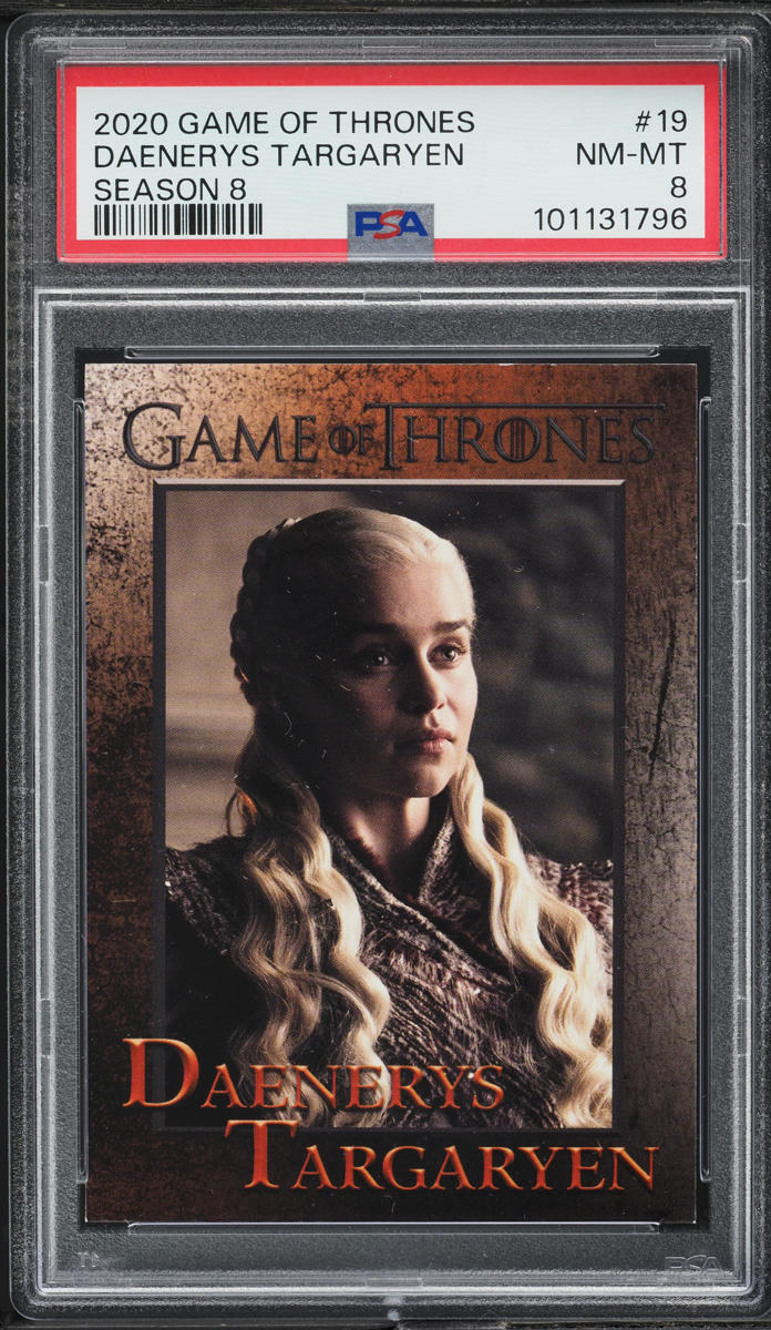 2020 Game Of Thrones Season 8 Daenerys Targaryen #19 PSA 8 NM-MT