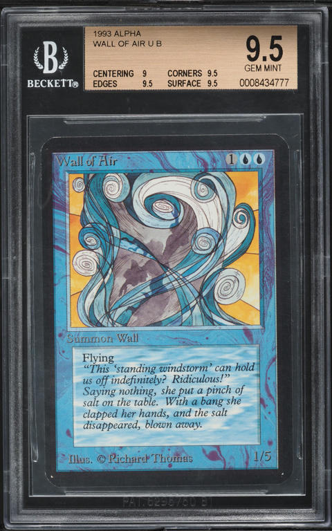 1993 Magic The Gathering MTG Alpha Time Walk PSA 10 GEM MINT on