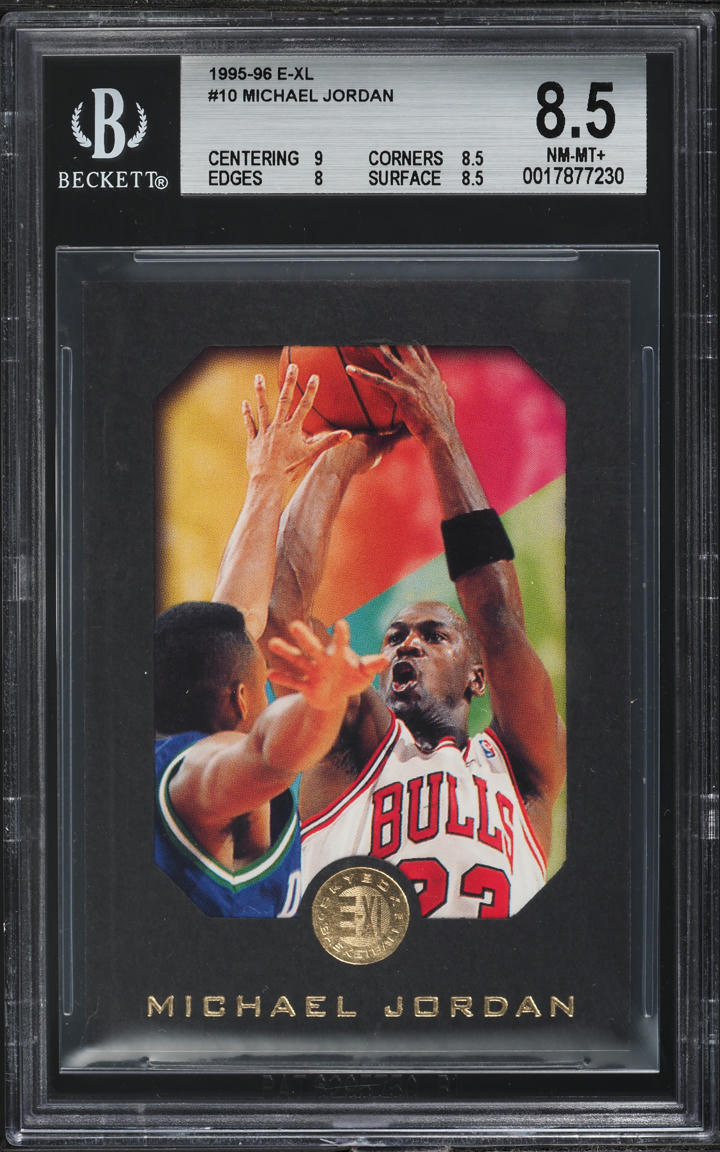 1995 Skybox E-XL Michael Jordan #10 BGS 8.5 NM-MT+