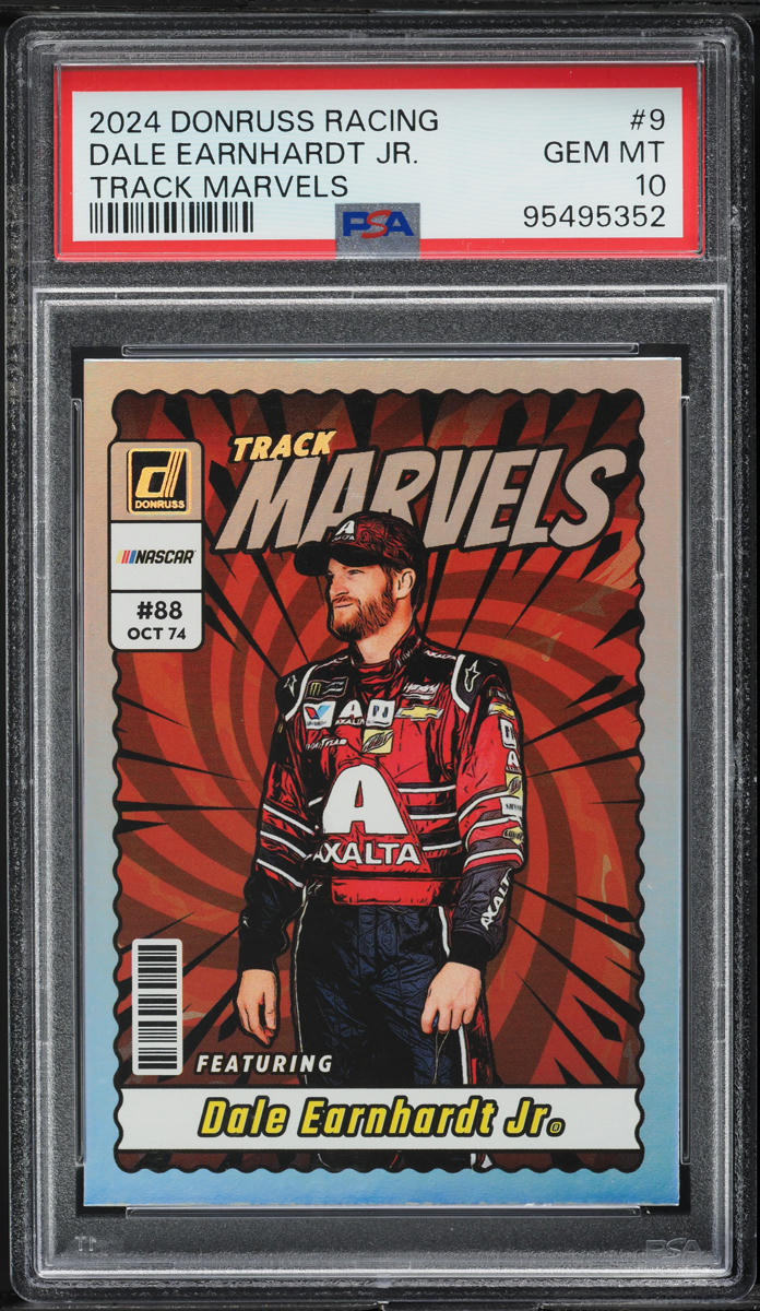 2024 Donruss Racing Track Marvels Dale Earnhardt Jr. #9 PSA 10 GEM MINT