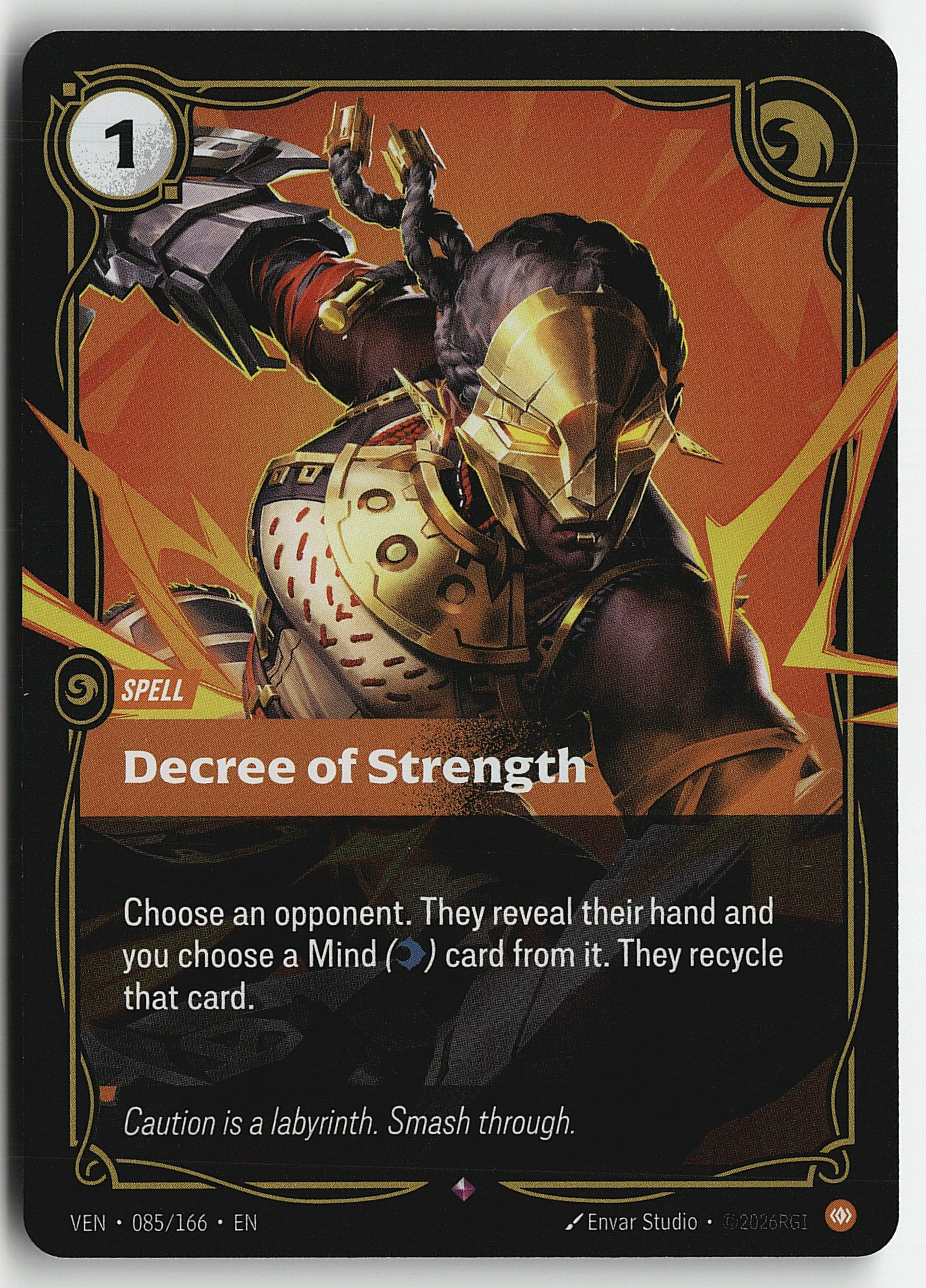2026 Riftbound League Of Legends LoL Vendetta Decree Of Strength #85