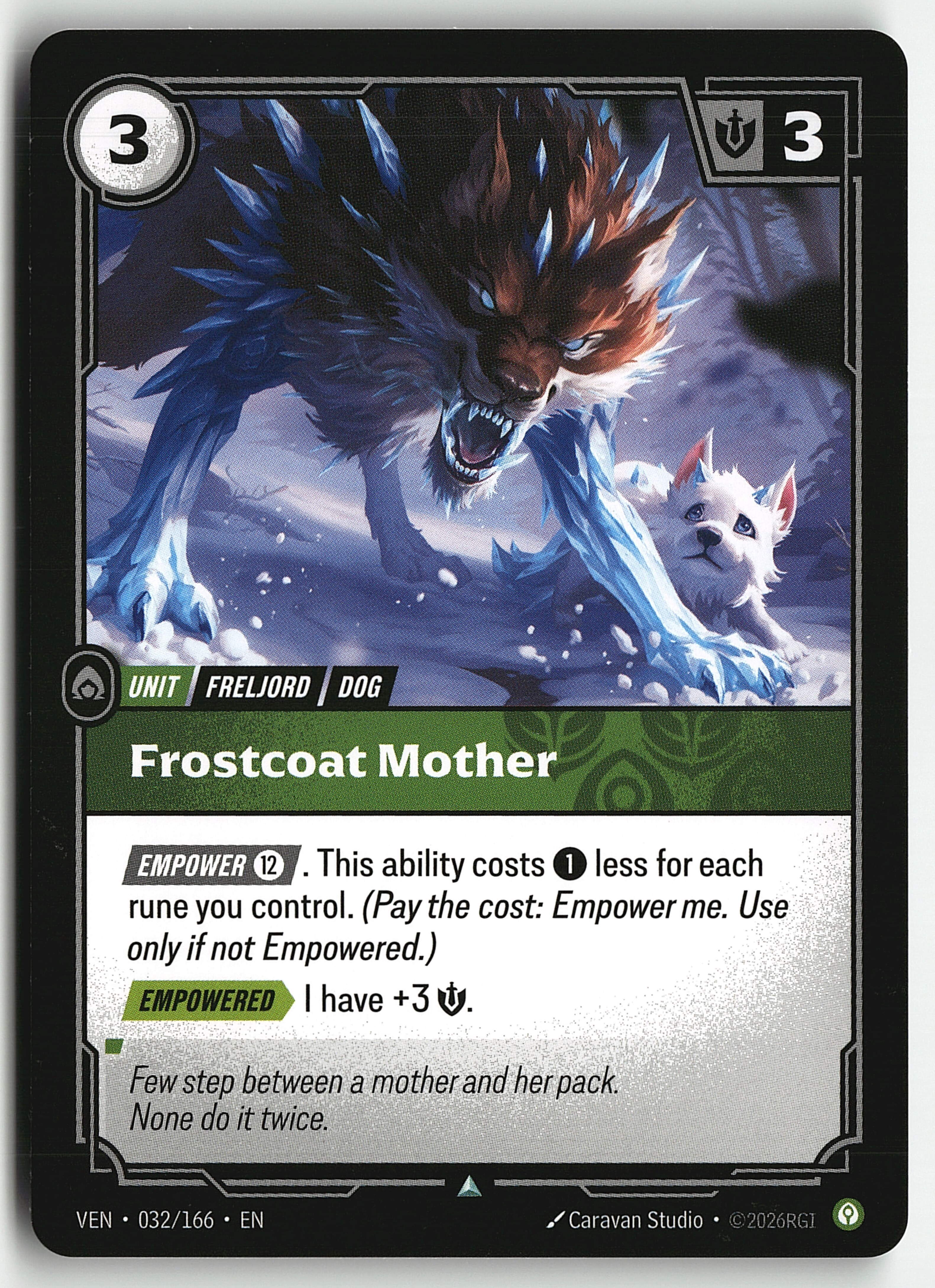 2026 Riftbound League Of Legends LoL Vendetta Frostcoat Mother #32