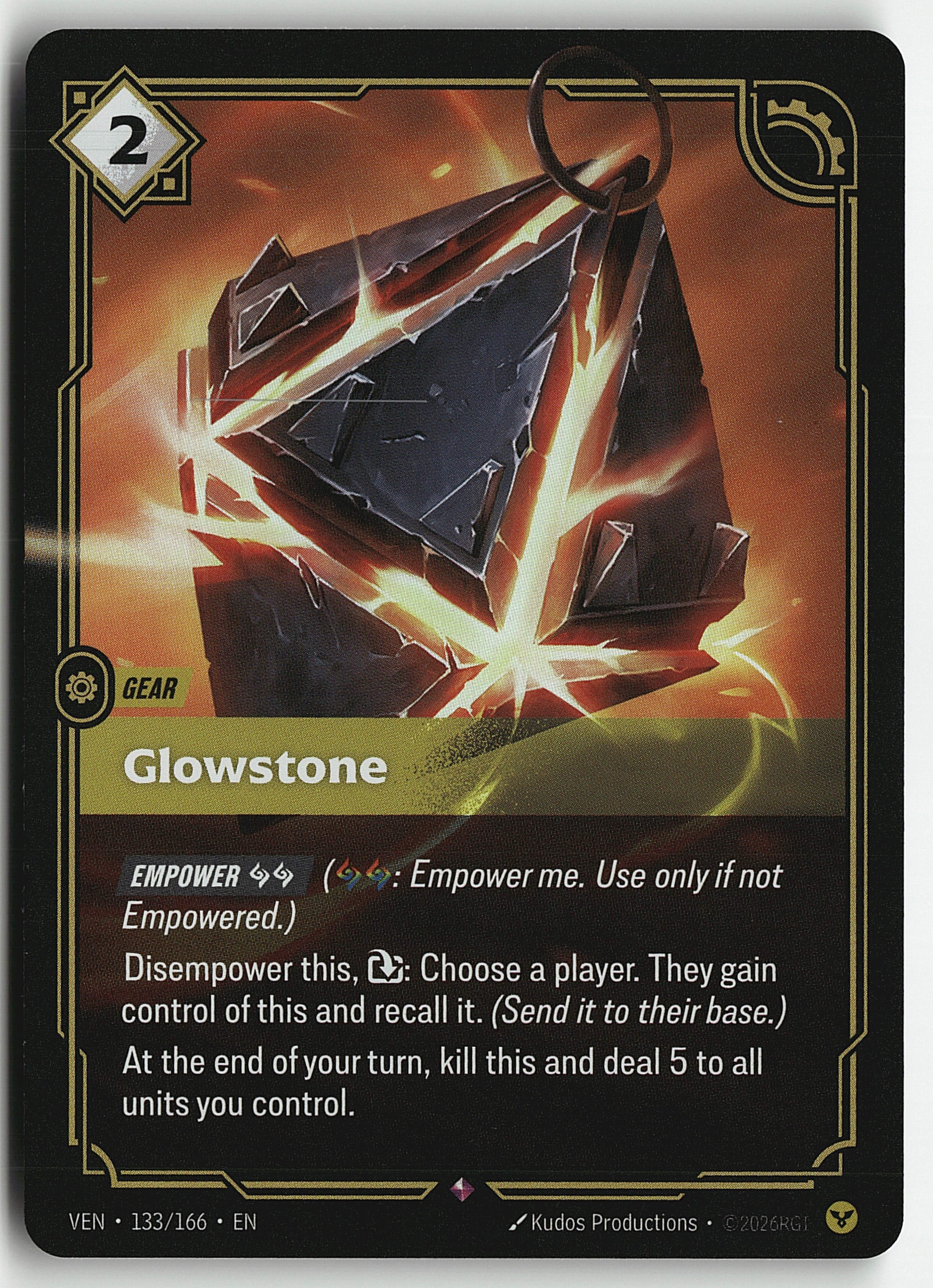 2026 Riftbound League Of Legends LoL Vendetta Glowstone #133