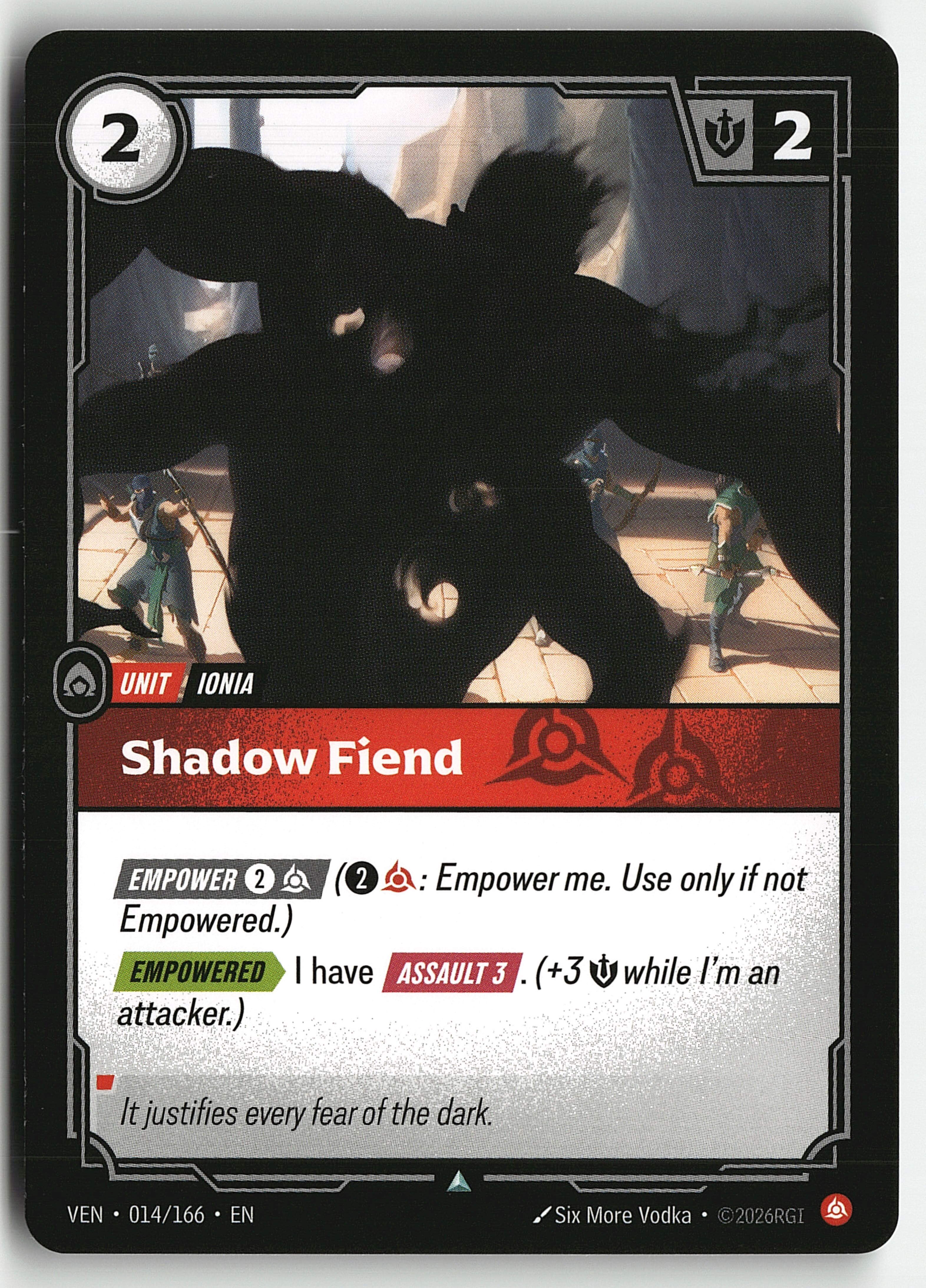 2026 Riftbound League Of Legends LoL Vendetta Shadow Fiend #14
