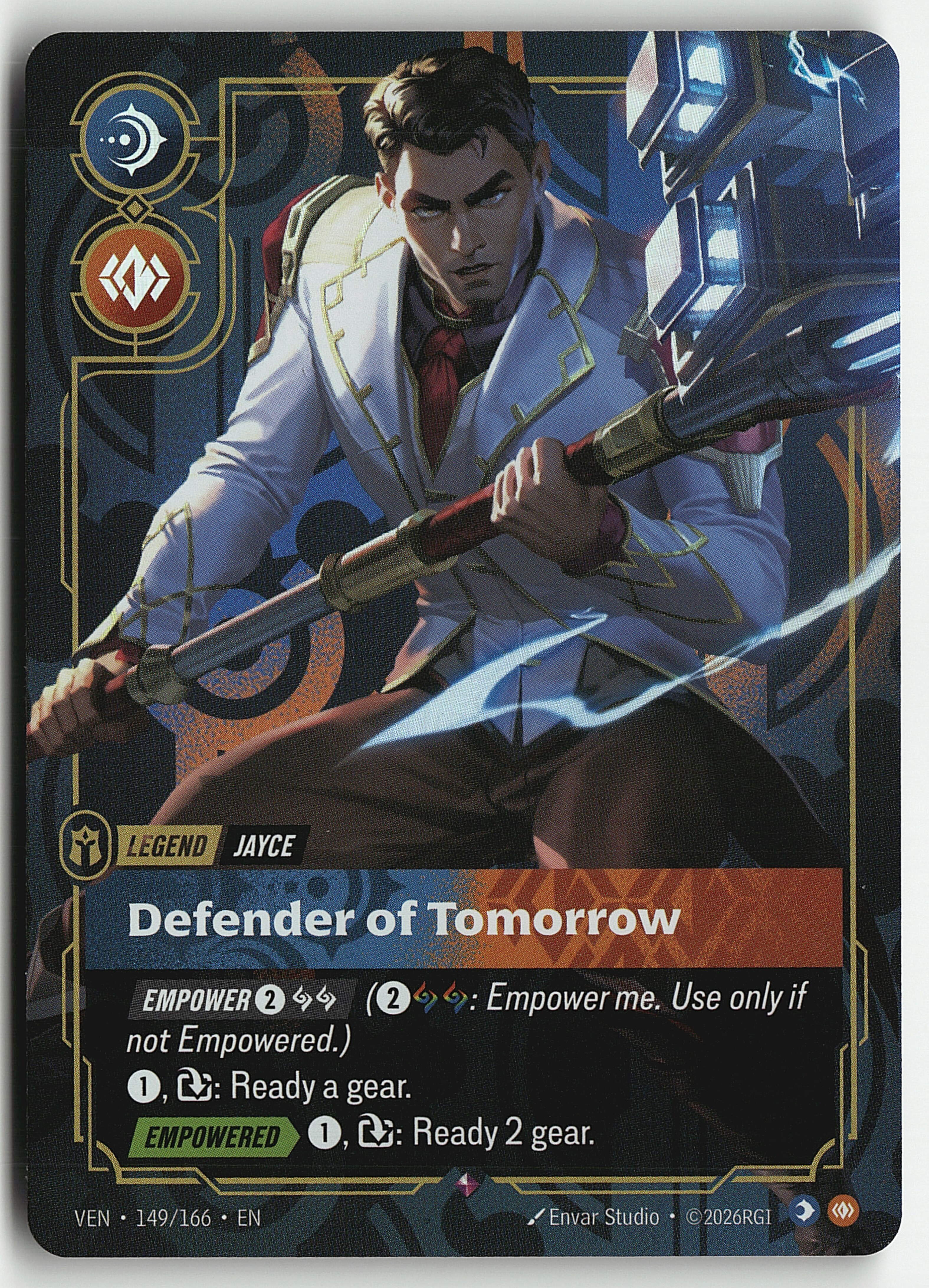 2026 Riftbound League Of Legends LoL Vendetta Jayce Defender Of Tomorrow #149