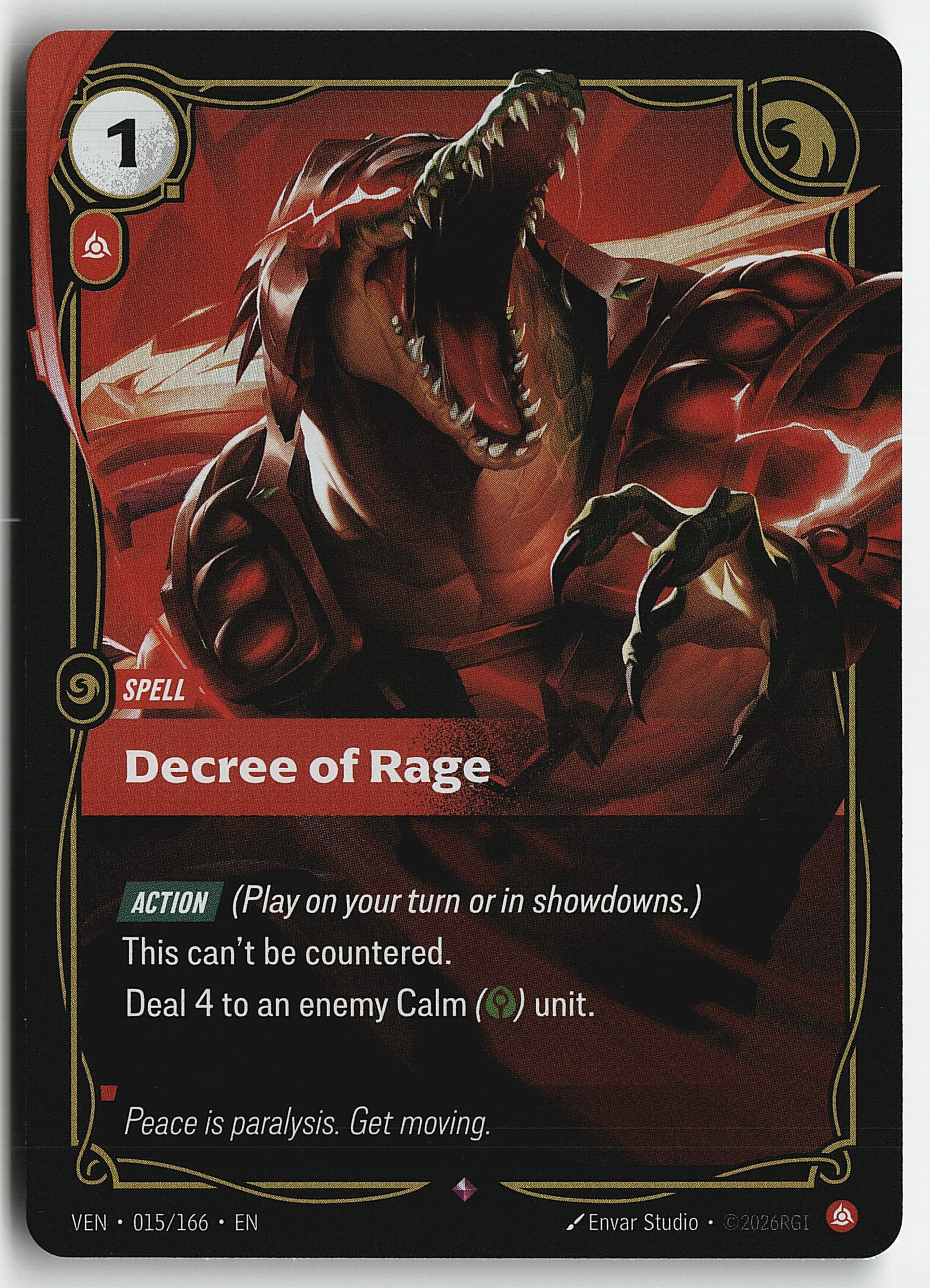 2026 Riftbound League Of Legends LoL Vendetta Decree Of Rage #15