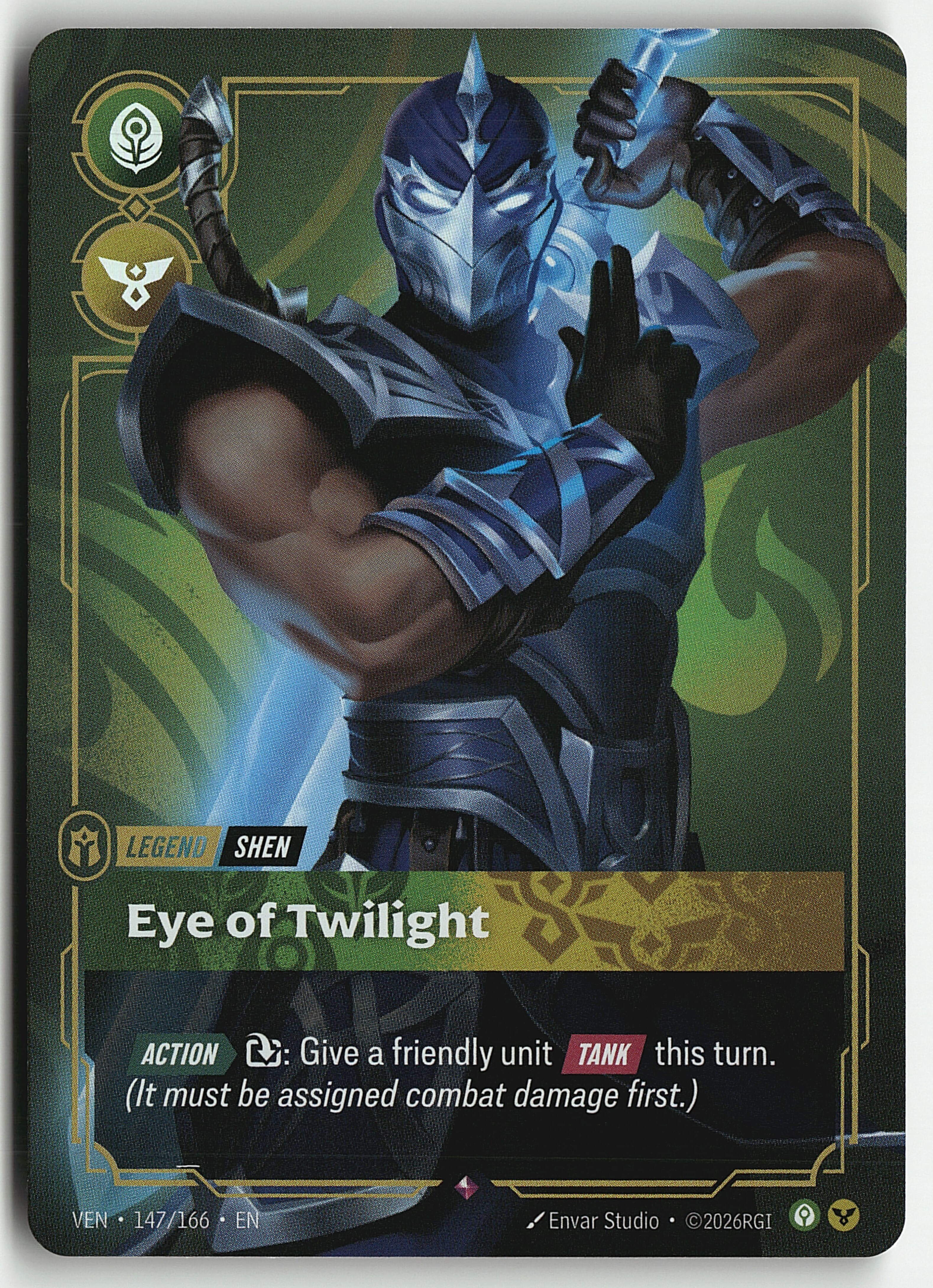 2026 Riftbound League Of Legends LoL Vendetta Shen Eye Of Twilight #147