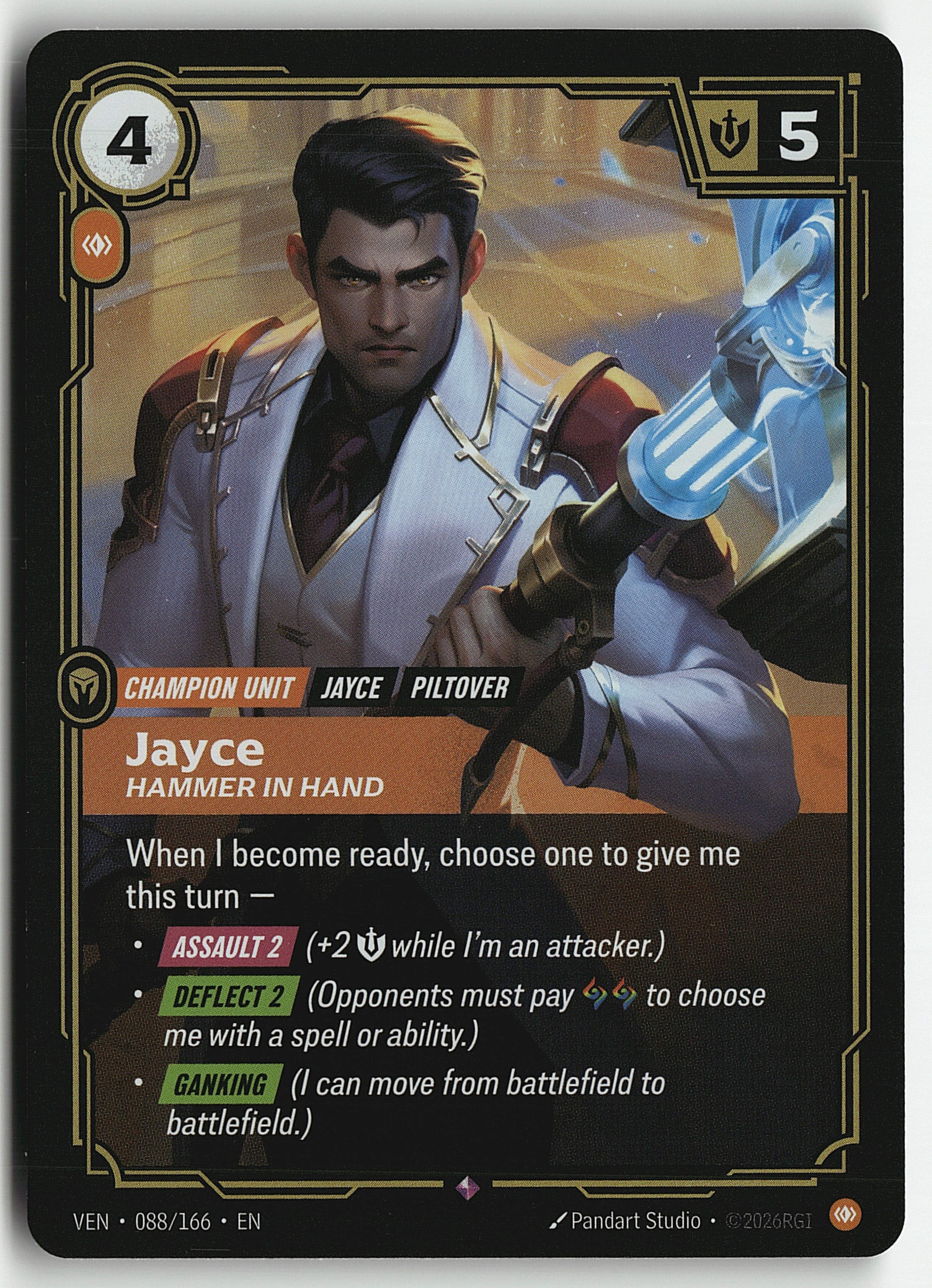 2026 Riftbound League Of Legends LoL Vendetta Jayce Hammer In Hand #88