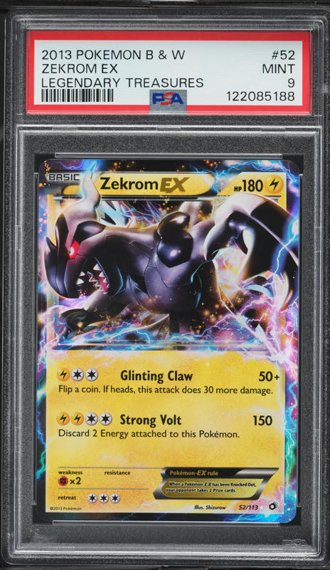 ☆Sukkoroom★ Zekrom Pokemon Card Japanese Nintendo Game Rare 052/BW-P