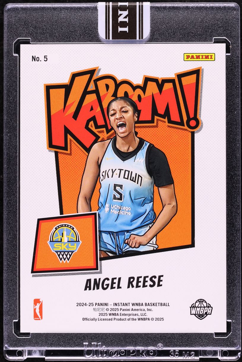 2024 Panini Royalty WNBA Kaboom! Green Angel Reese ROOKIE 1/1 #5