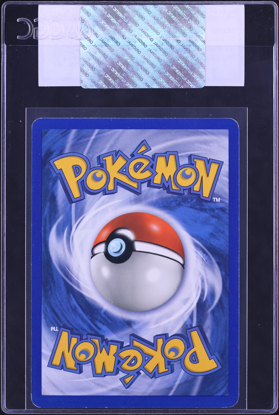 2003 Pokemon EX Sandstorm Missing Retreat Cost Error Marill #68 CGC AUTH