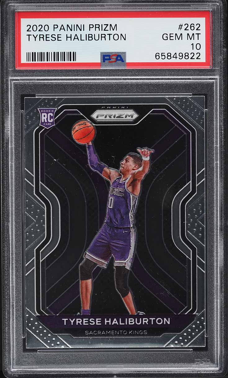 その他 Tyrese Haliburton RC Prizm Auto PSA10 2020 Panini Prizm Tyrese Haliburton ROOKIE #262 PSA 10 GEM