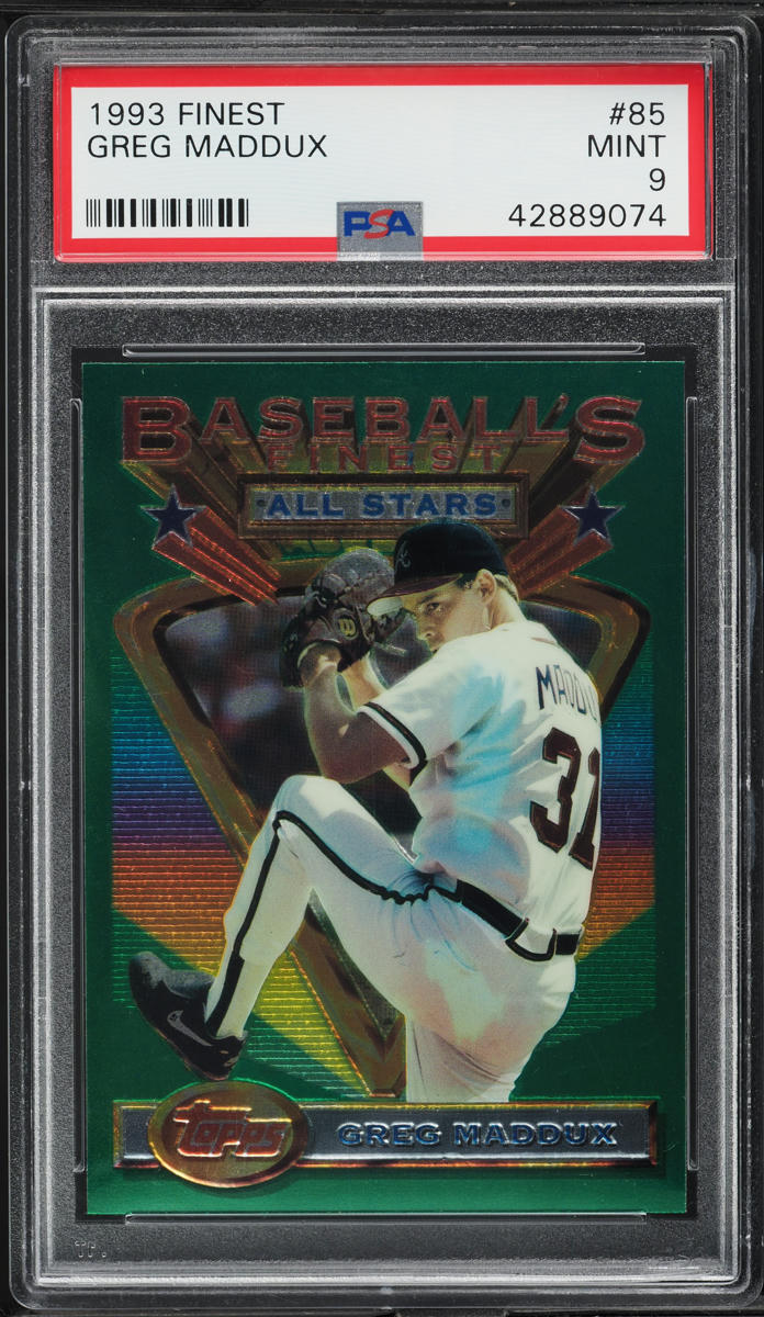 1993 Finest Greg Maddux #85 PSA 9 MINT