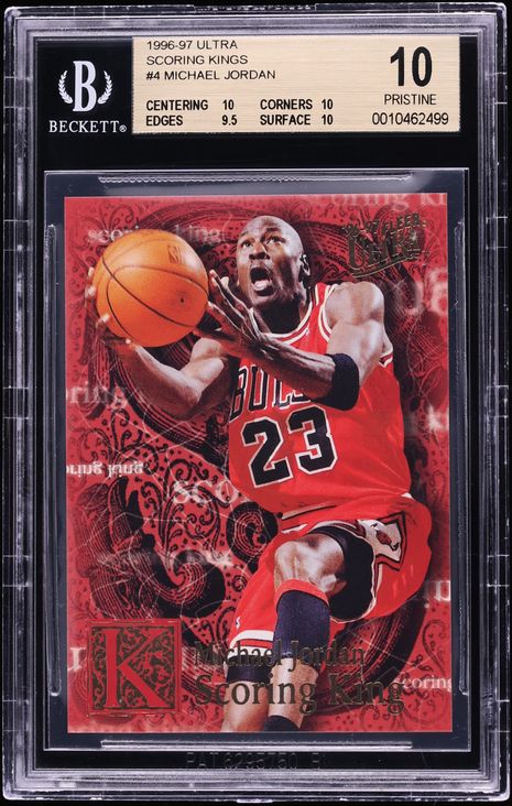 1996 Ultra Scoring Kings Michael Jordan #4 BGS 10 PRISTINE
