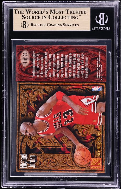1996 Ultra Scoring Kings Michael Jordan #4 BGS 10 PRISTINE