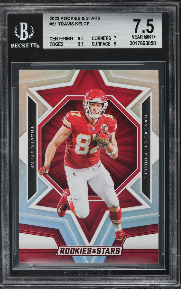 2023 Panini Rookies & Stars Travis Kelce #51 BGS 7.5 NRMT+