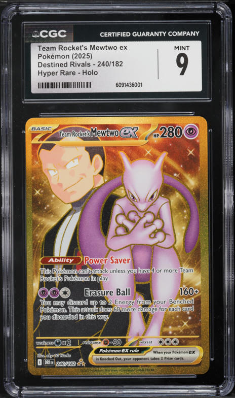 ポケモンカードゲーム 2025 POKEMON SV 10 JP ROCKET'S MEWTWO ex 2025