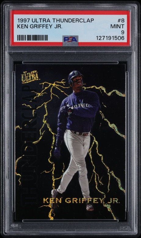 1997 Ultra Thunderclap Ken Griffey Jr. #8 PSA 9 MINT